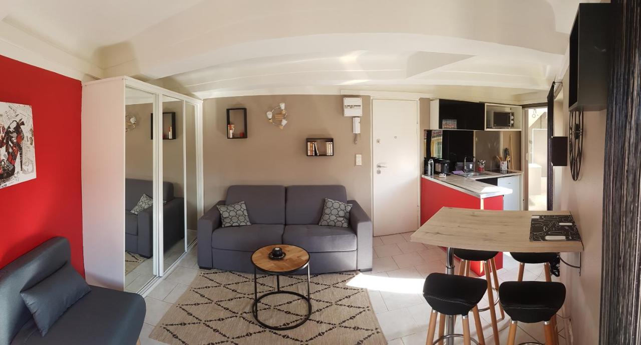 Charmant Studio Vieux-Nice Coulee Verte Apartment Luaran gambar
